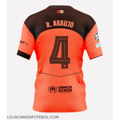 Camisa de Futebol Barcelona Ronald Araujo #4 Equipamento Alternativo 2025-26 Manga Curta Camisa de Futebol Barcelona Ronald Araujo #4 Equipamento Alternativo 2025-26 Manga Curta